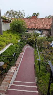 On of the walkways