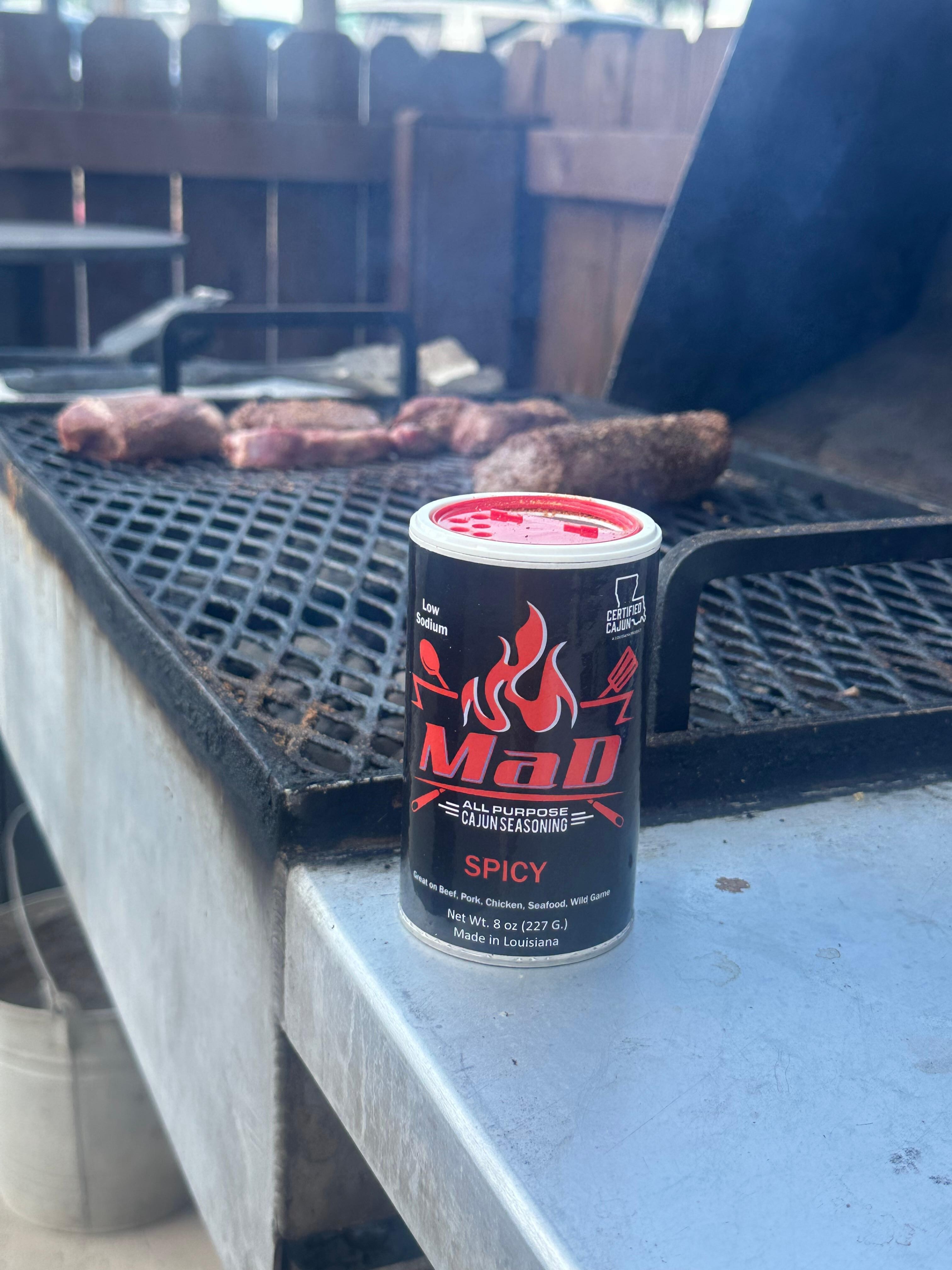 Grills near parking lot