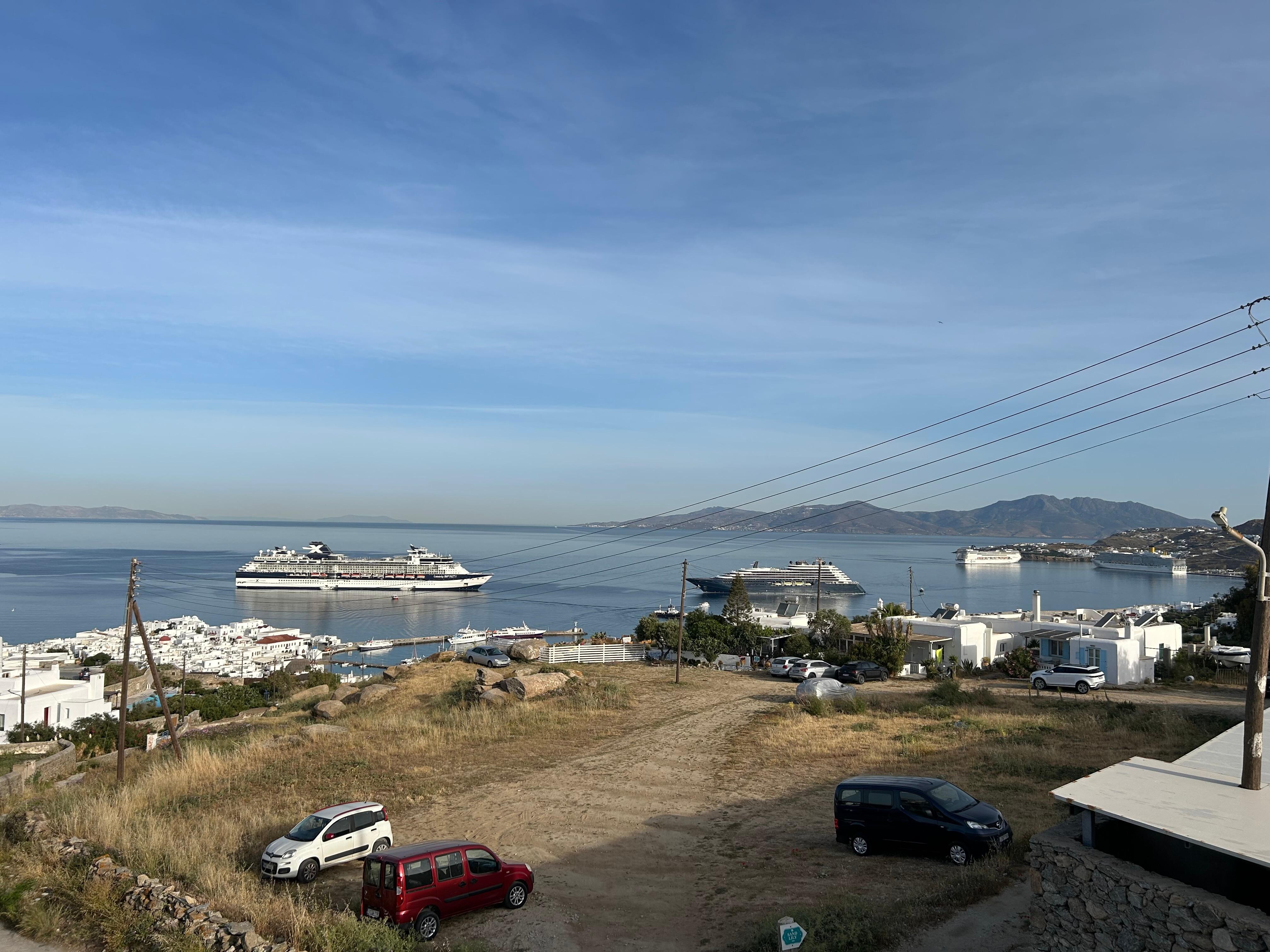 View from hotel room