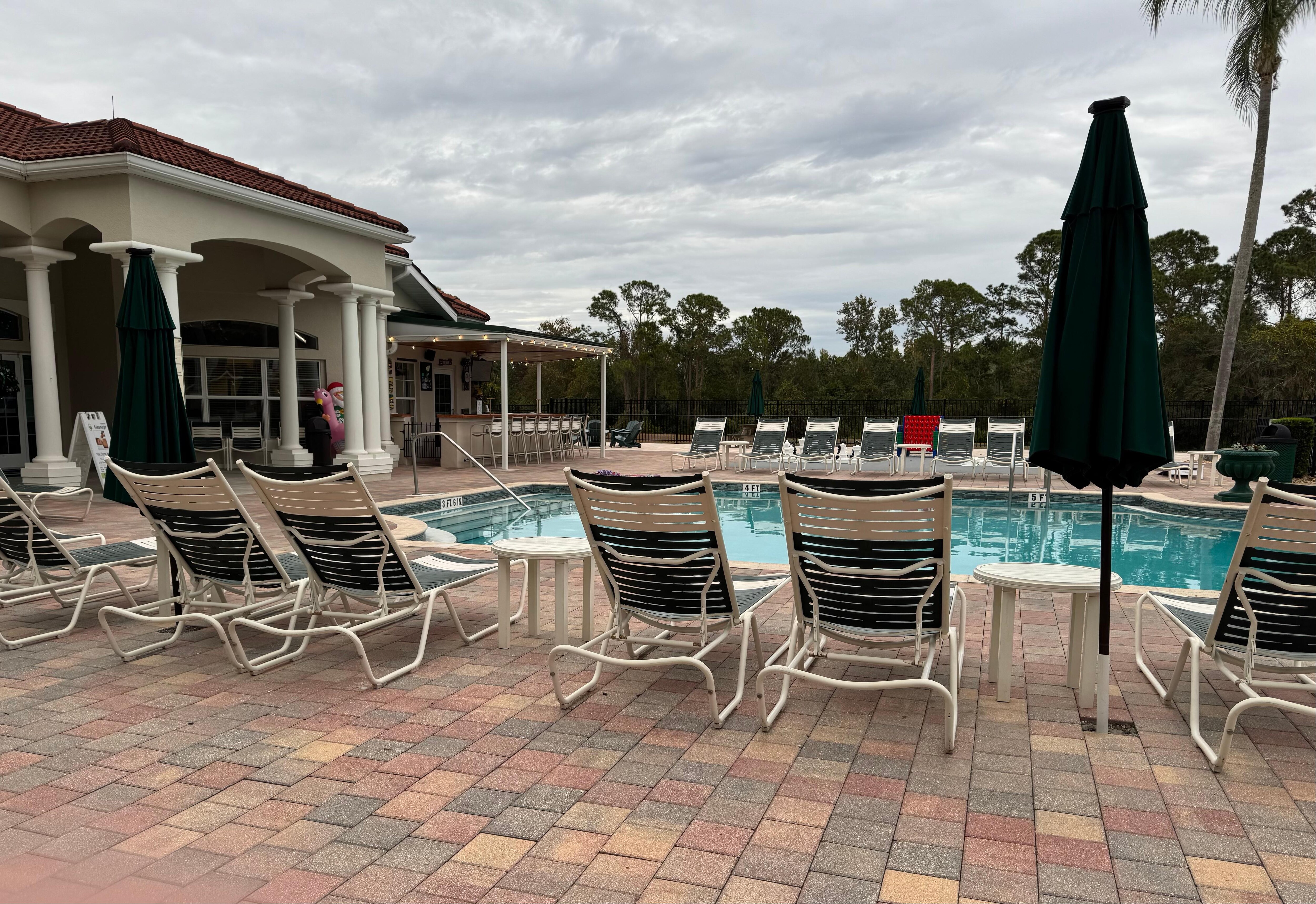 Pool clubhouse