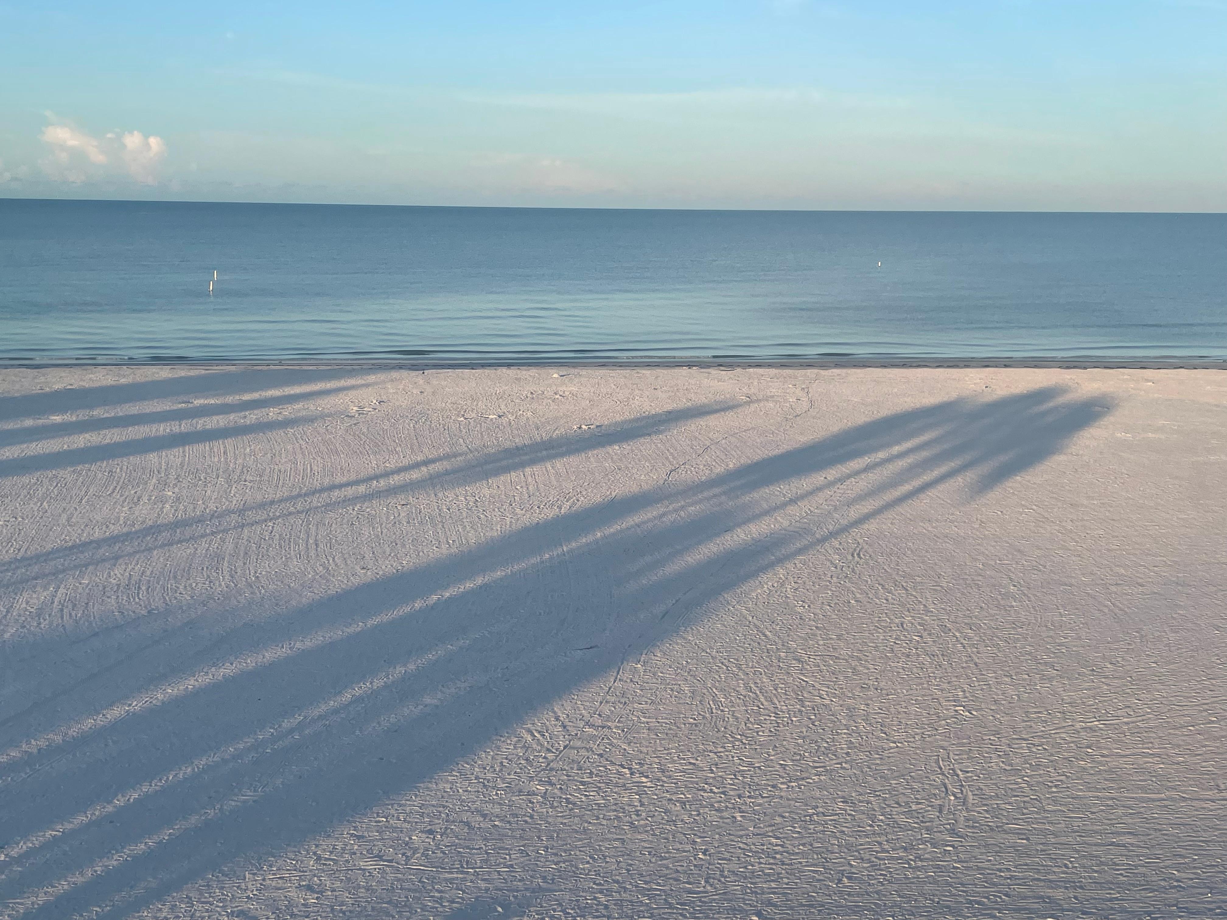 View from our balcony each morning.
