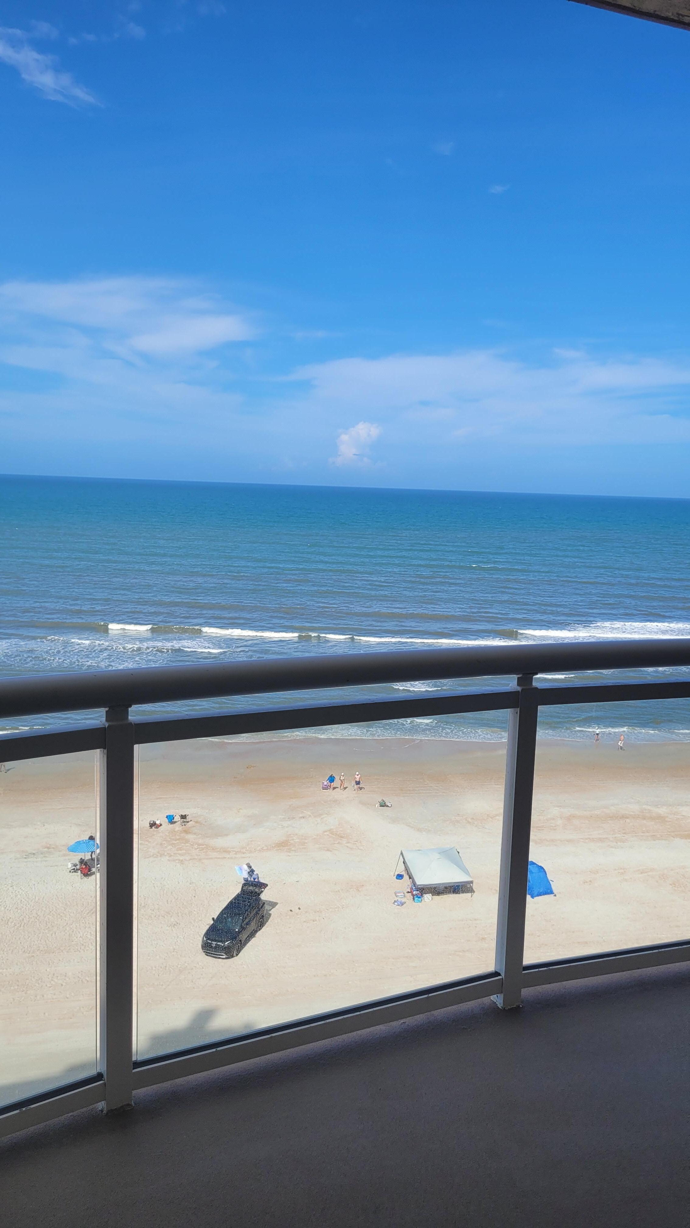 View from your spacious balcony
