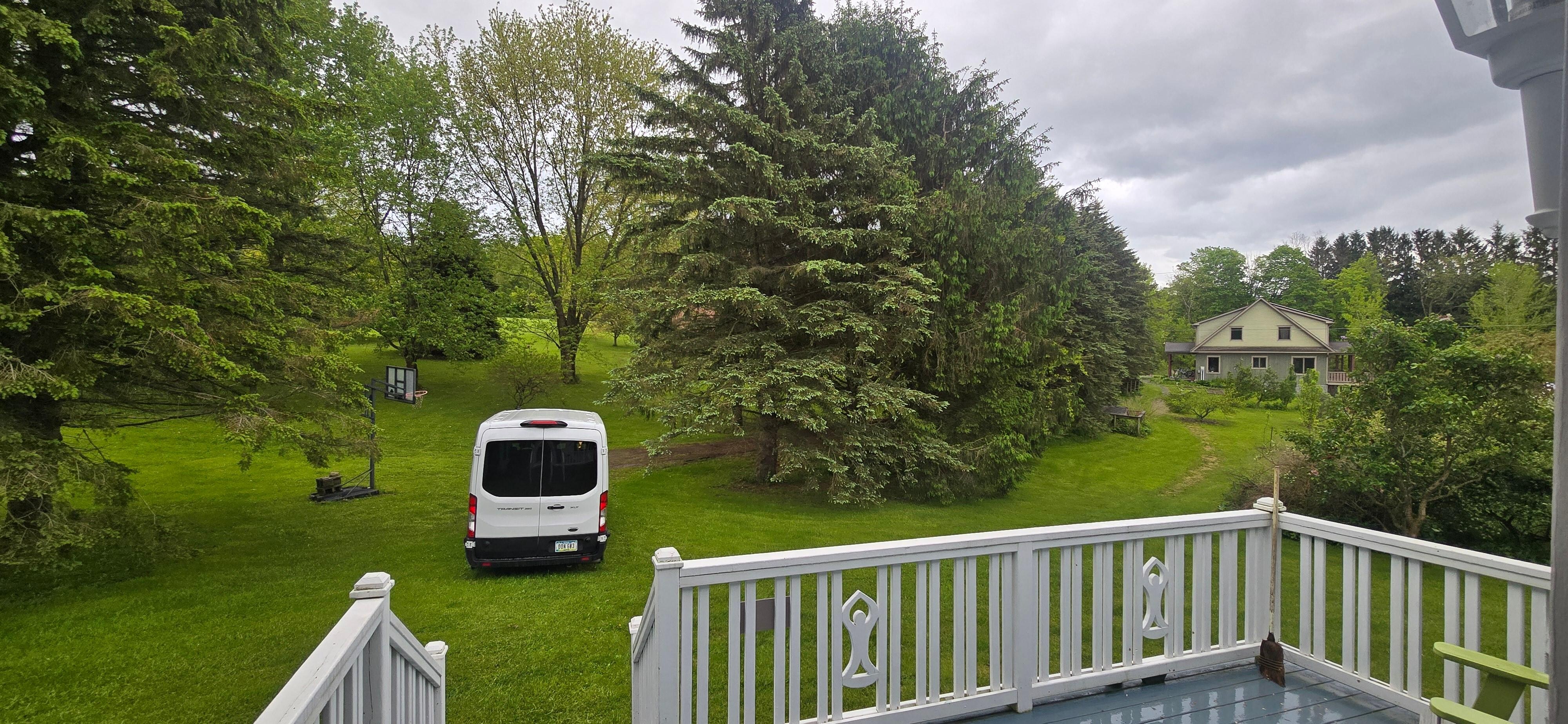 View from front porch