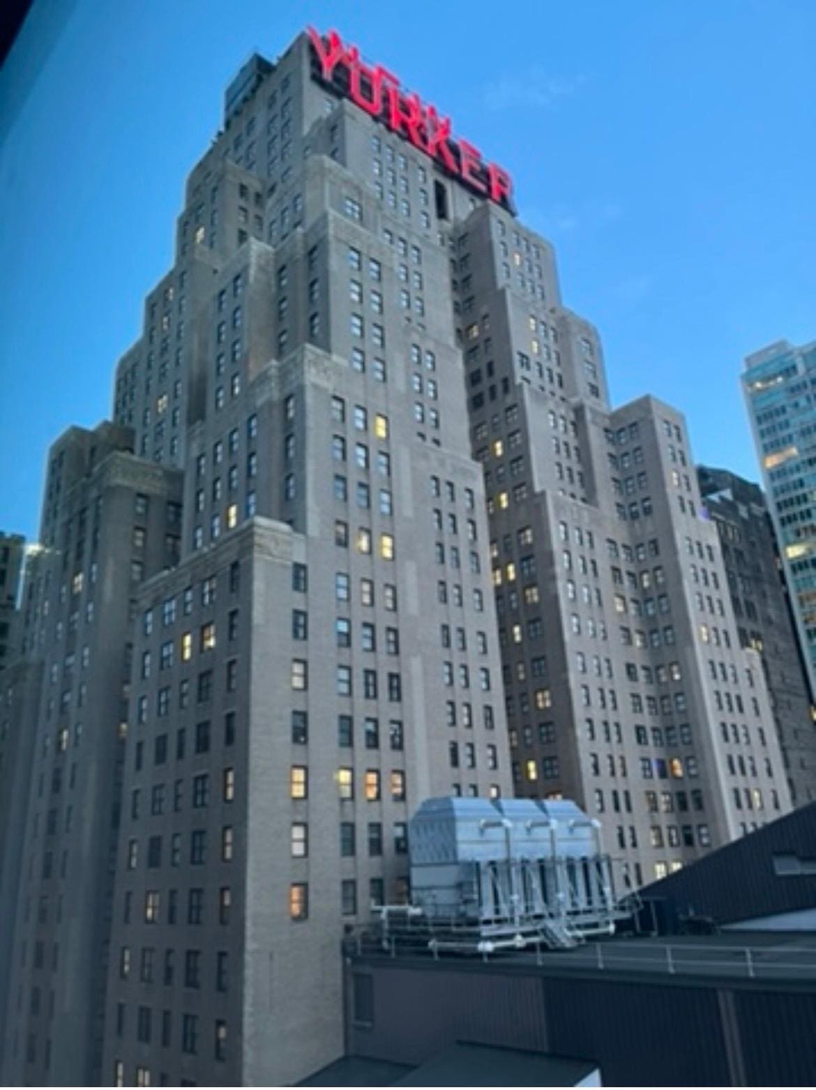 View from room window 