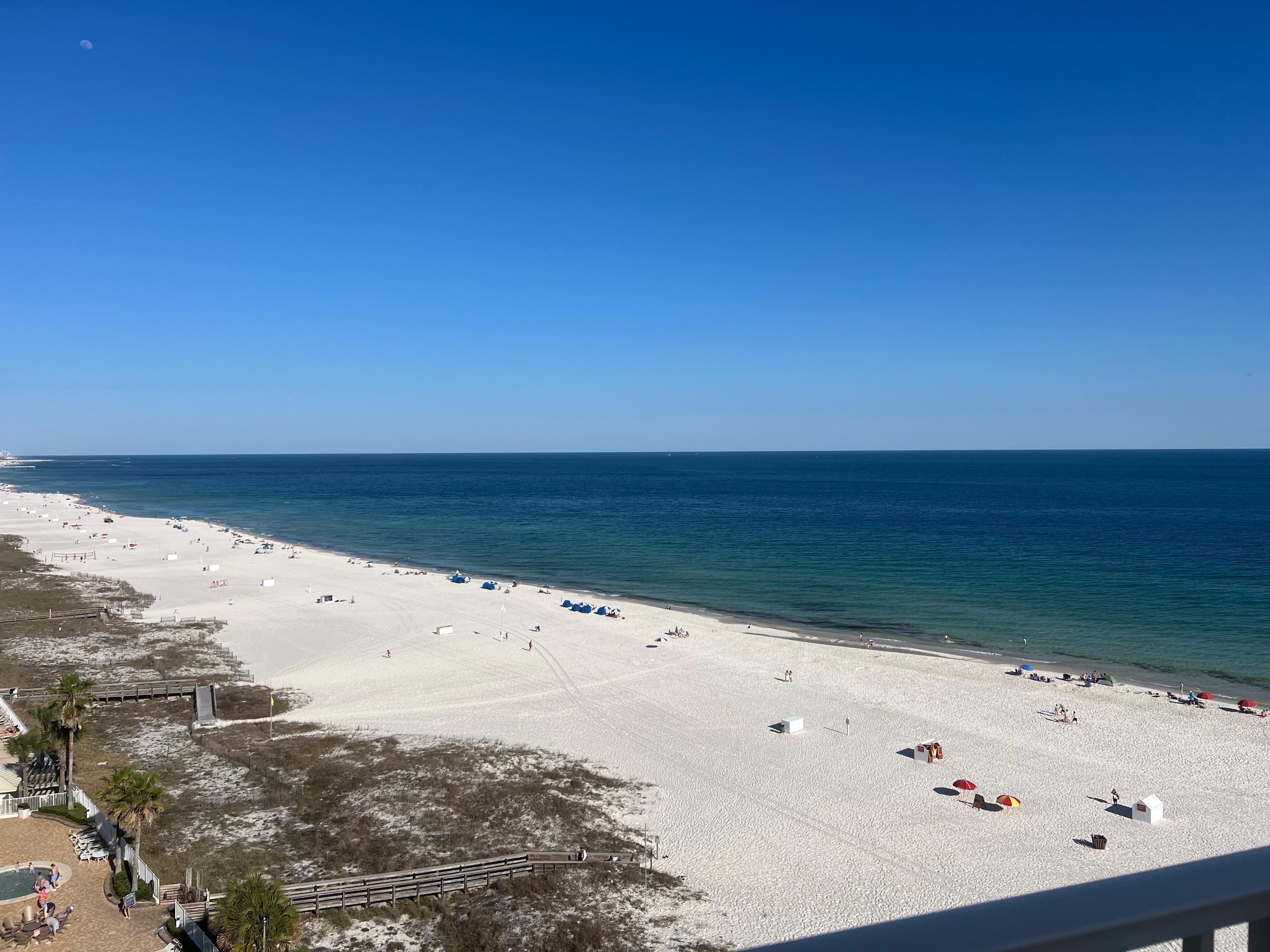 View to the left from the balcony