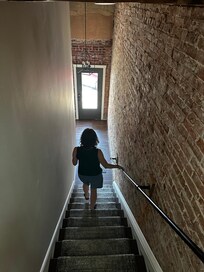 Staircase to /from front door