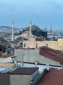 View from the rooftop restaurant