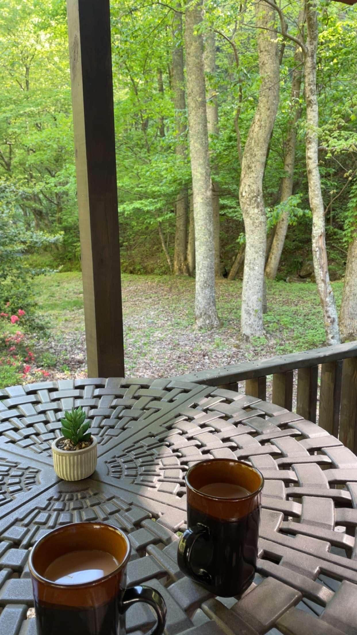 The most relaxing cup of coffee you can have when seeing views like this 