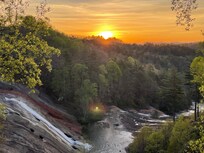 Sunrise as viewed from the deck