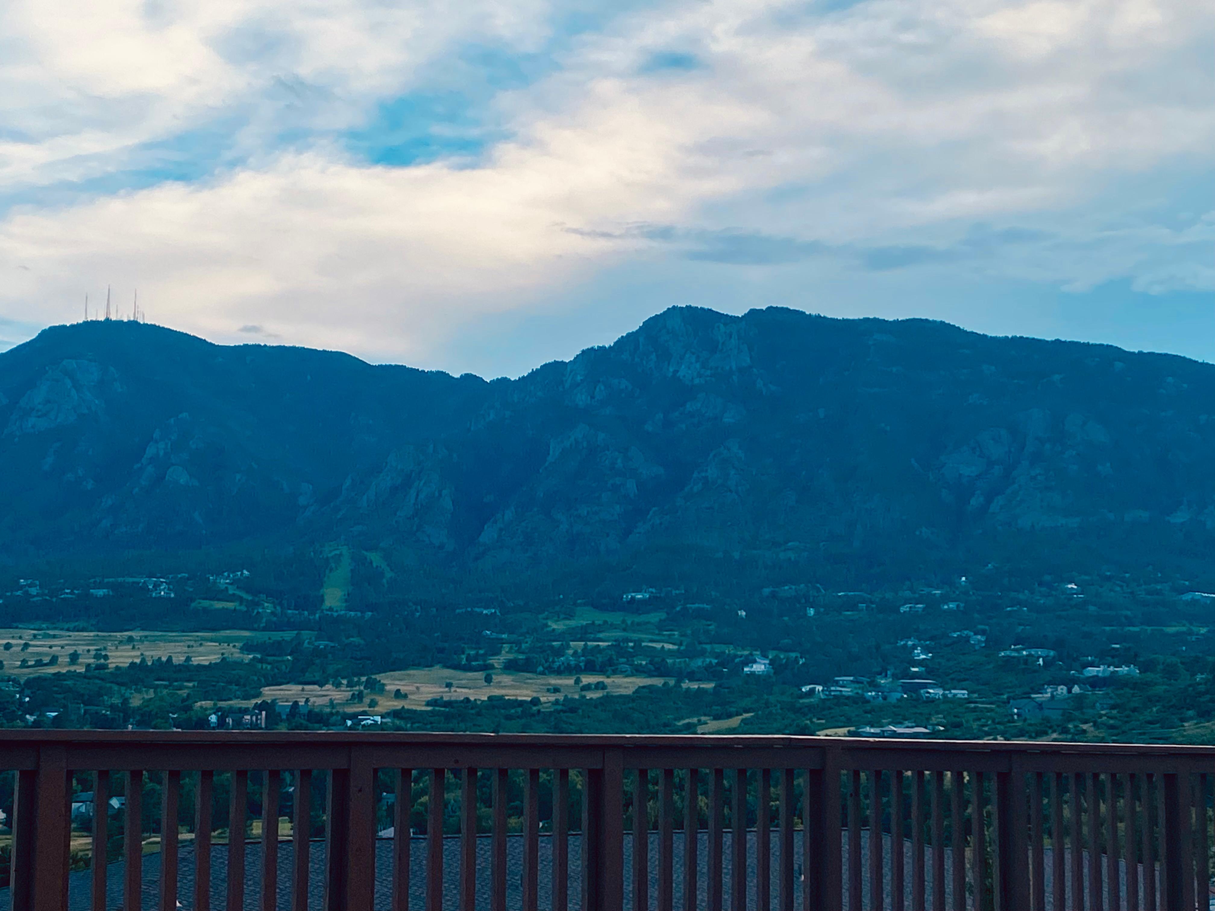 From our balcony