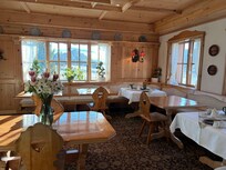 For breakfast from 8:30am-10:00am. Very European style.