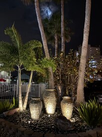 Such nice landscaping all around the property