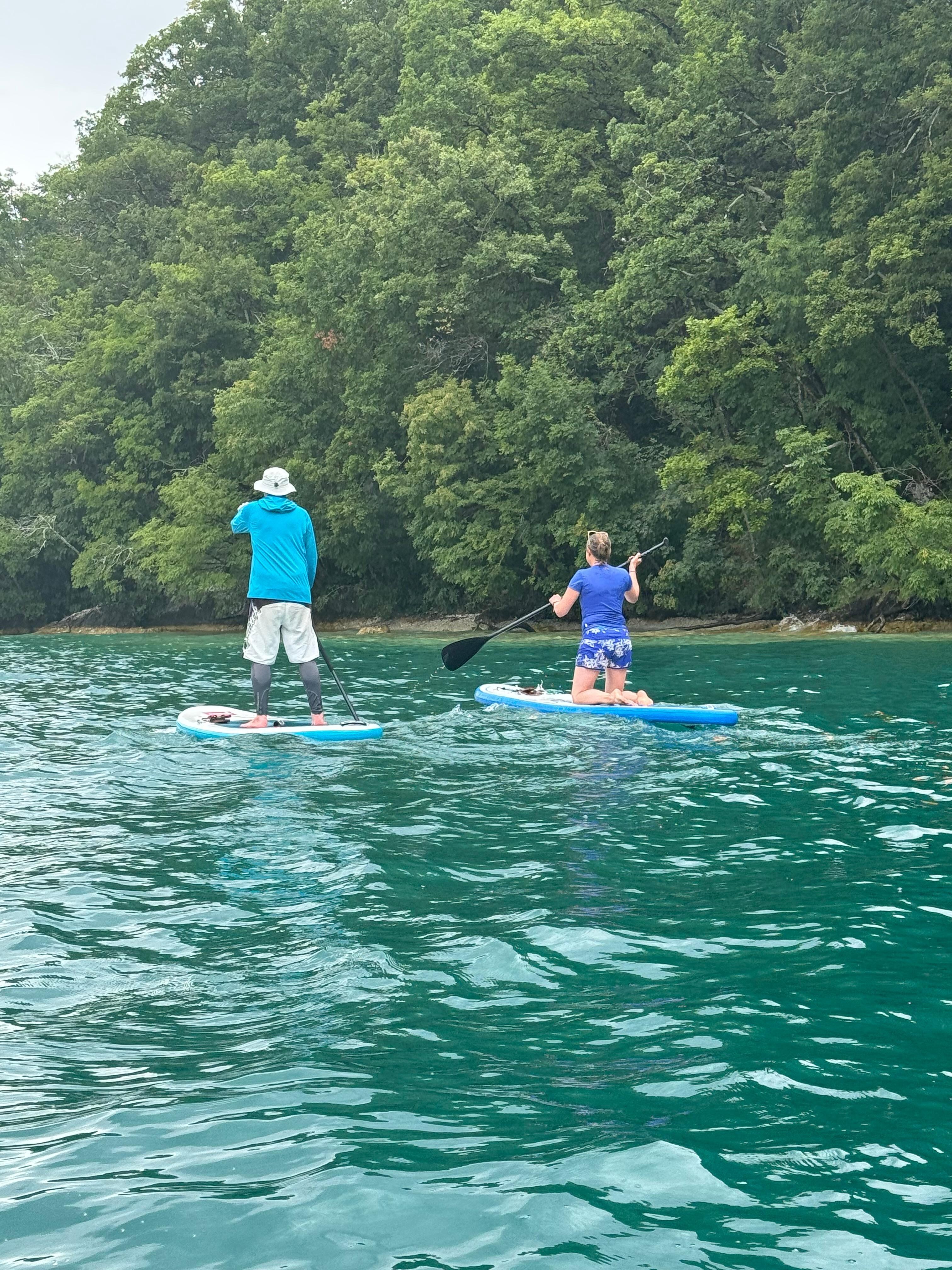 Paddle boarding