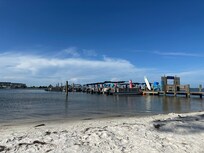 Boat rental across the parking lot