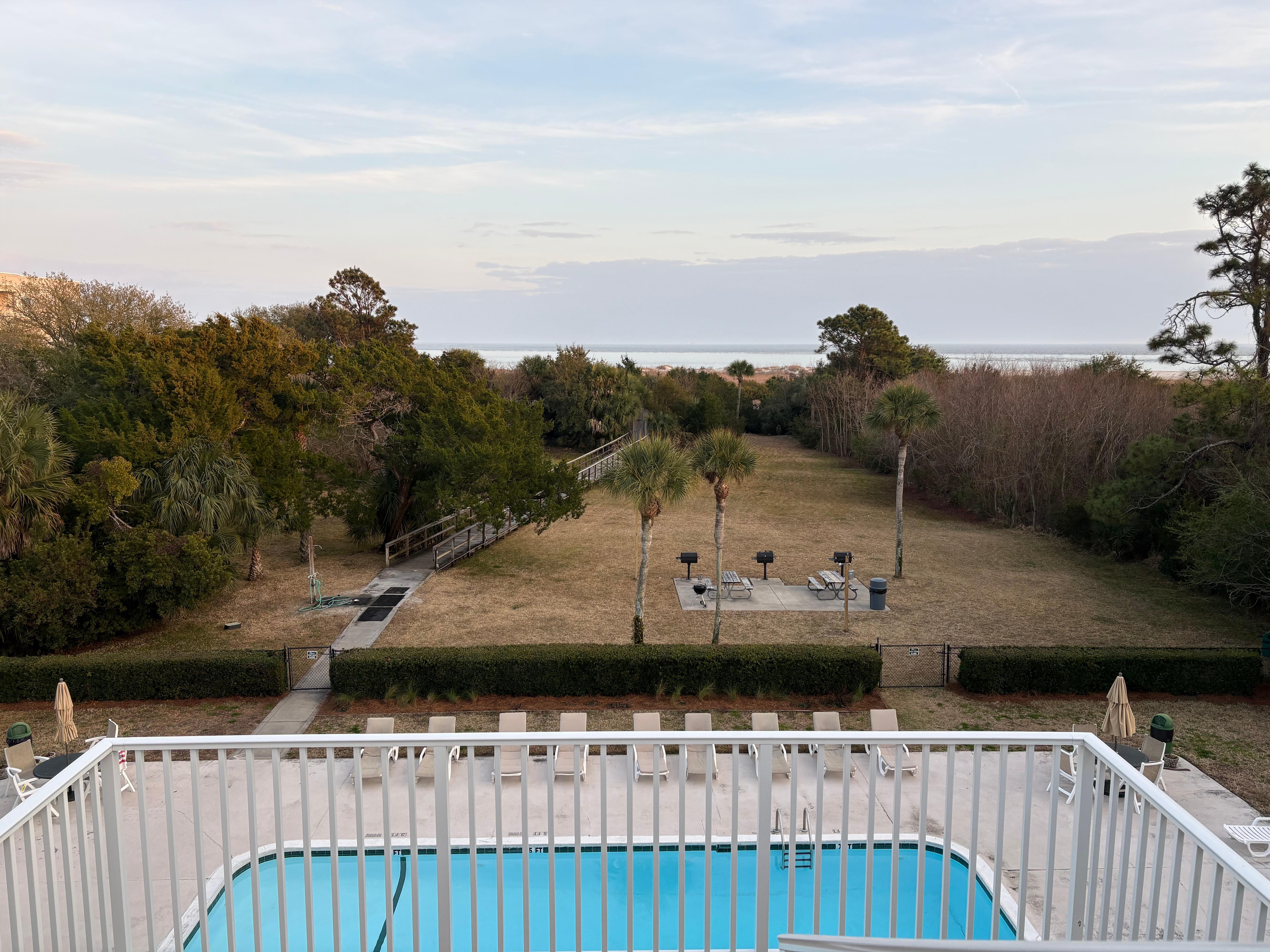 View from the 3rd level condo units.