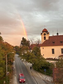 Uitzicht vanuit mijn dakraam.