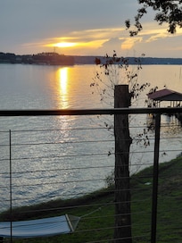 Sunset view from upper deck