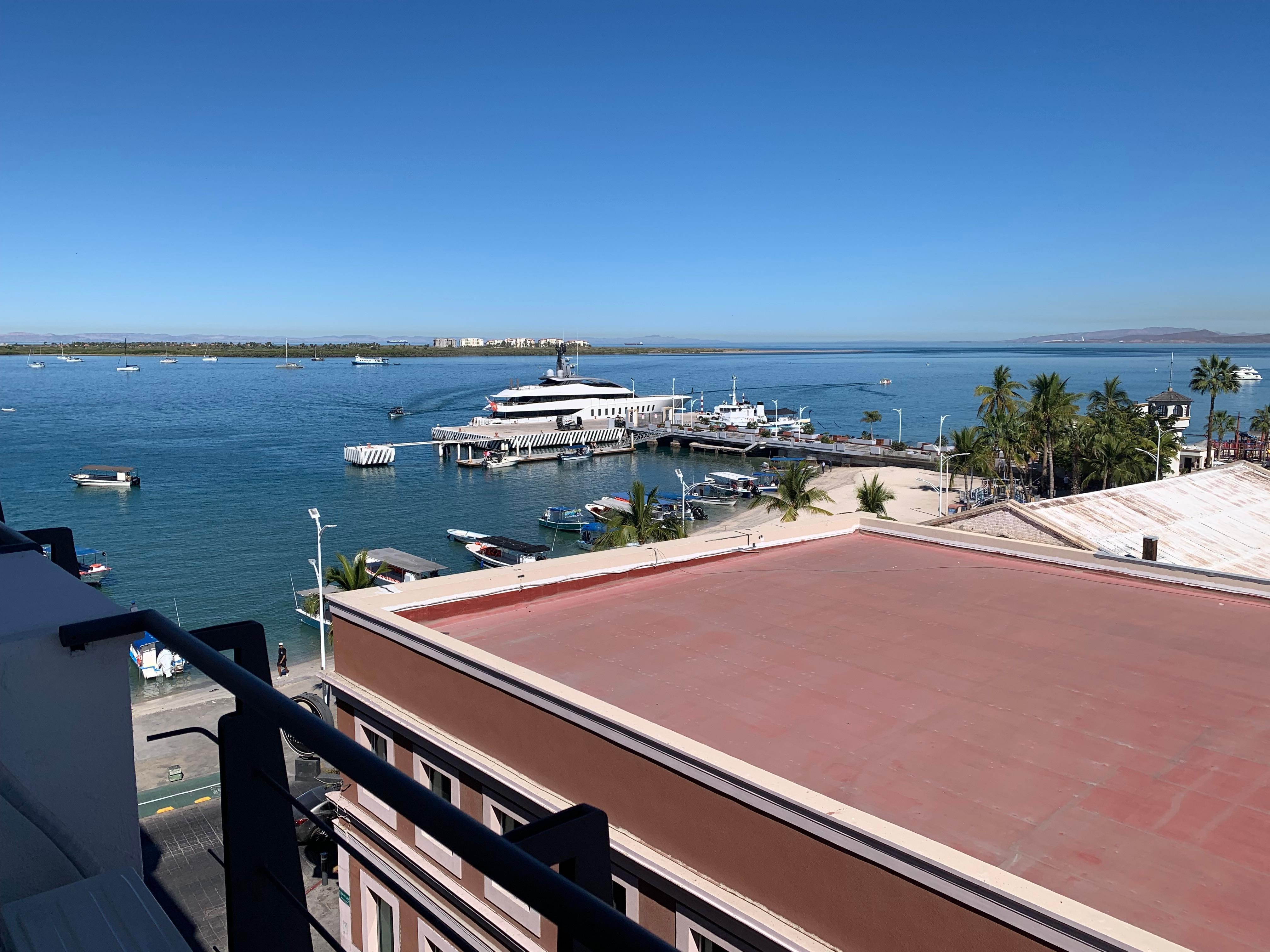 View from side room balcony