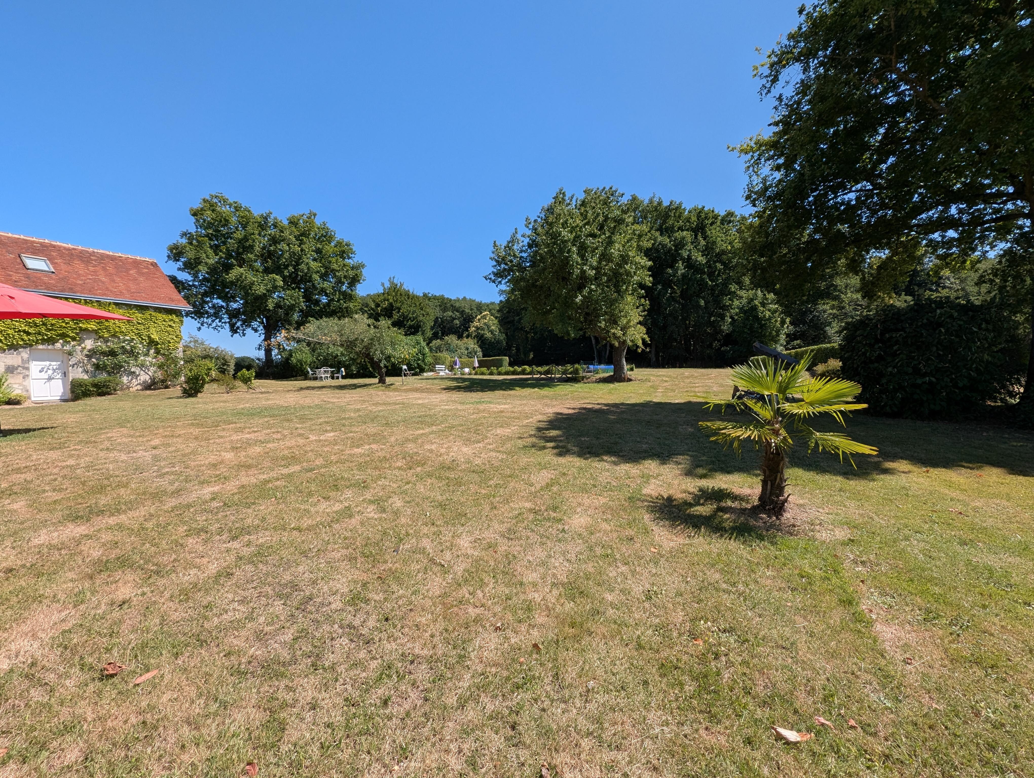 View of south to gated pool