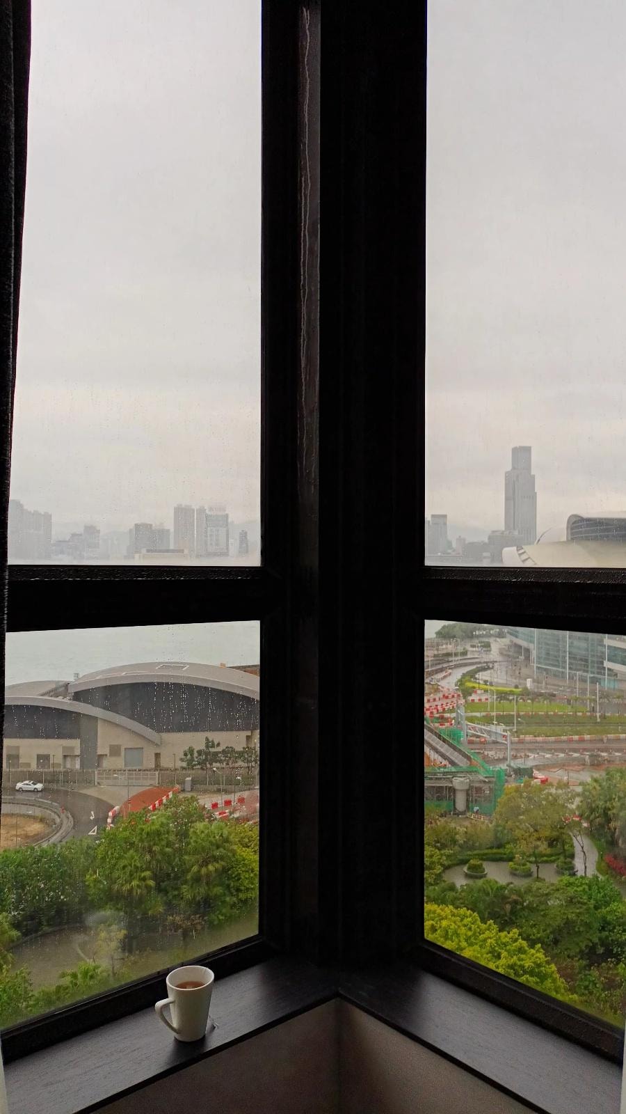 하버뷰 객실에서 본 빅토리아 하버