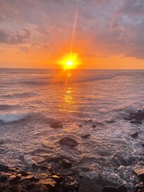 Sunset view from Lanai.