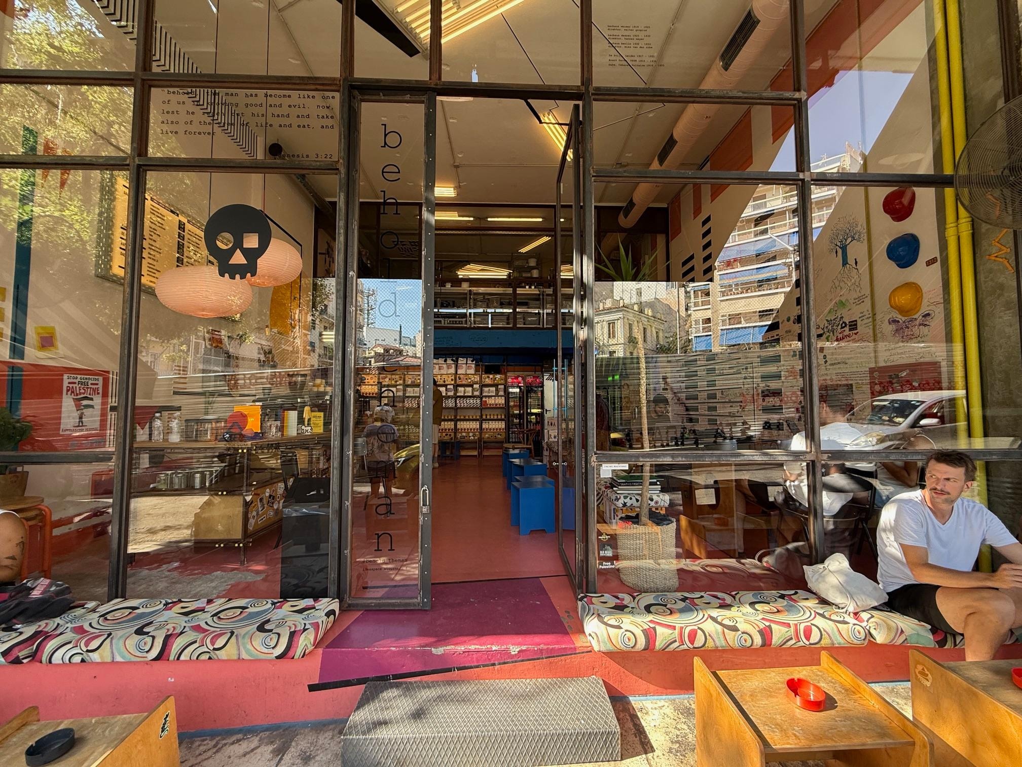 Behold the Man for excellent coffee and hang out spot that's very local