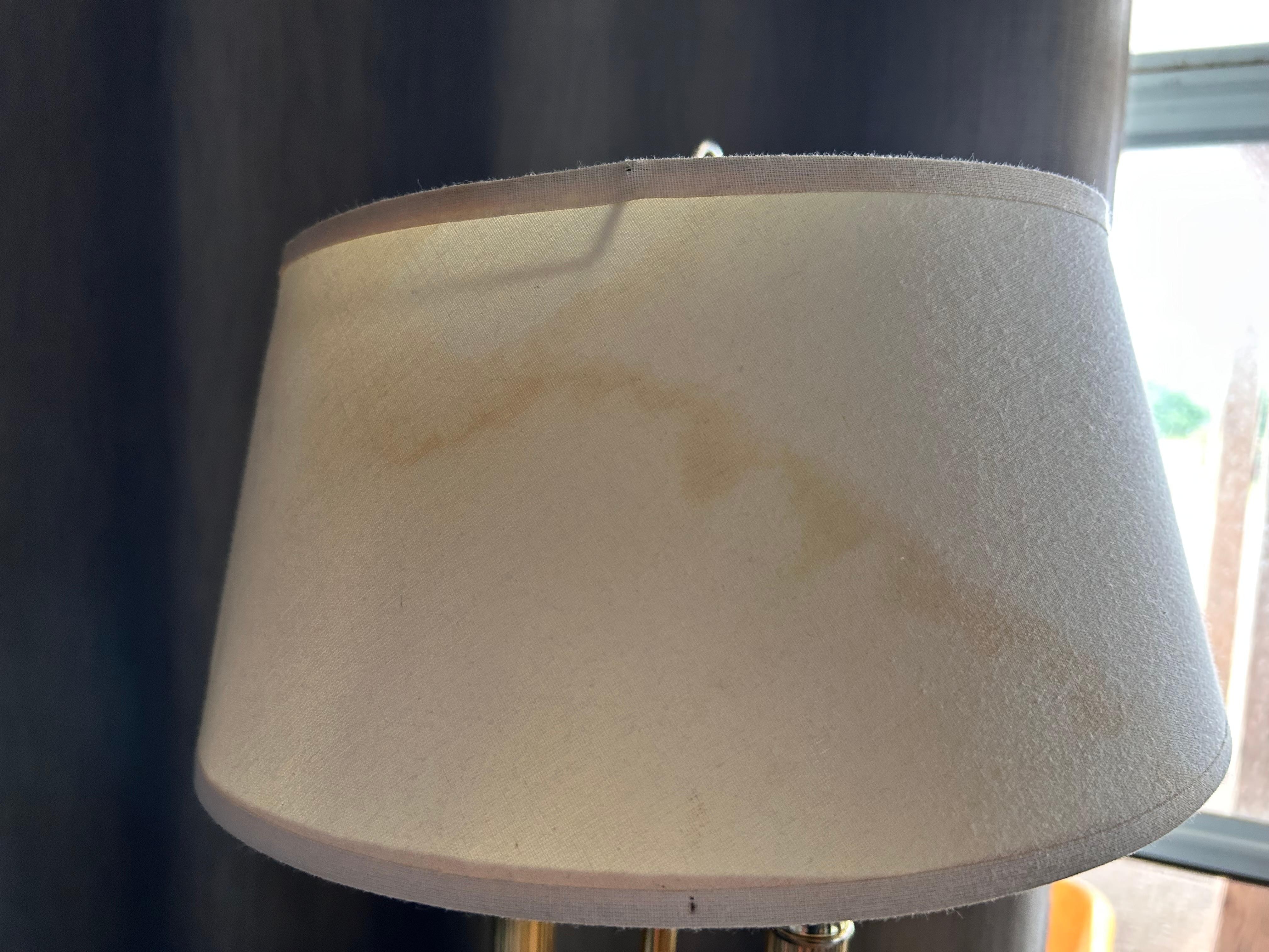 Stains on lightshade