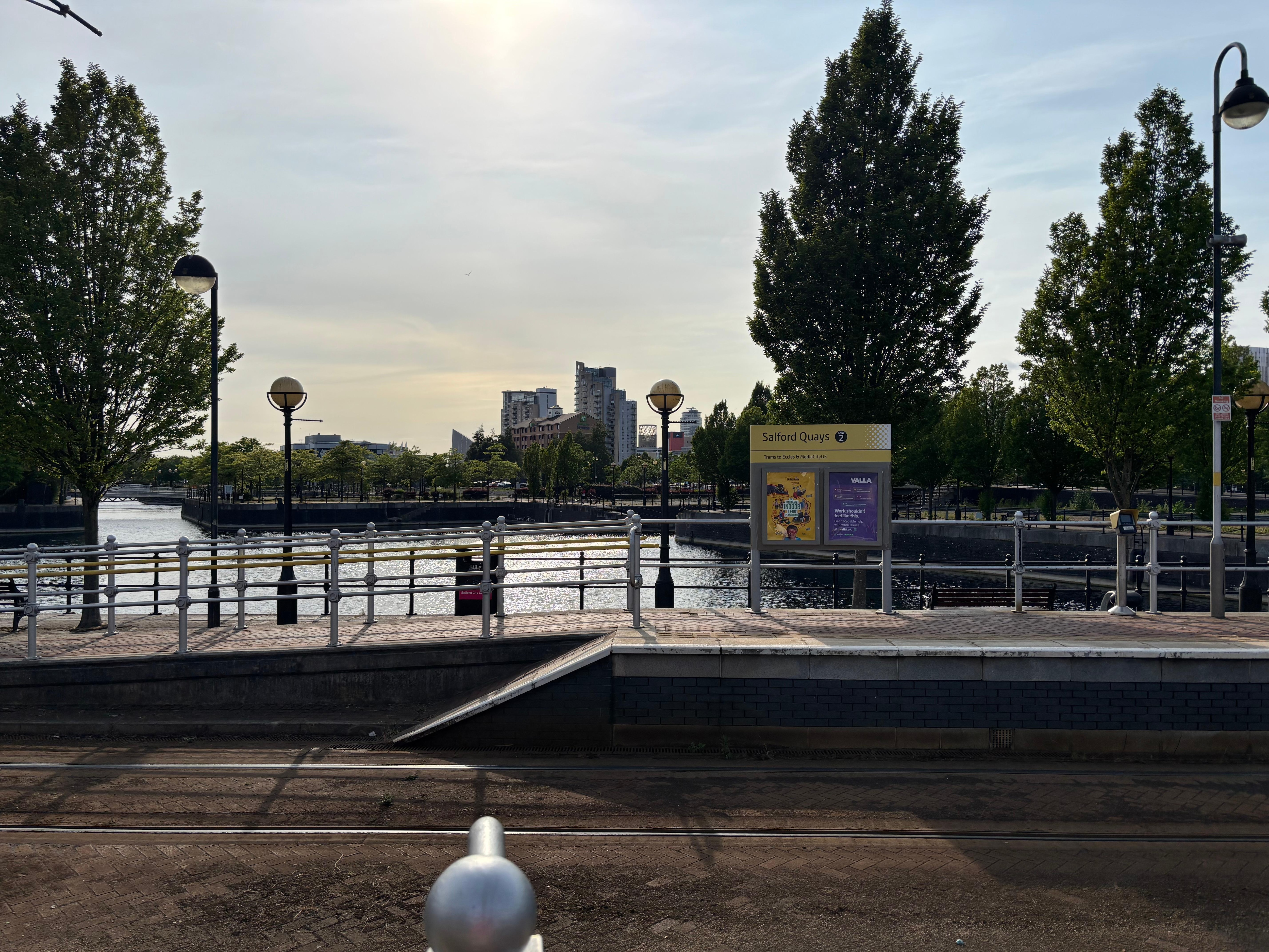 Salford Quays Metro Station 