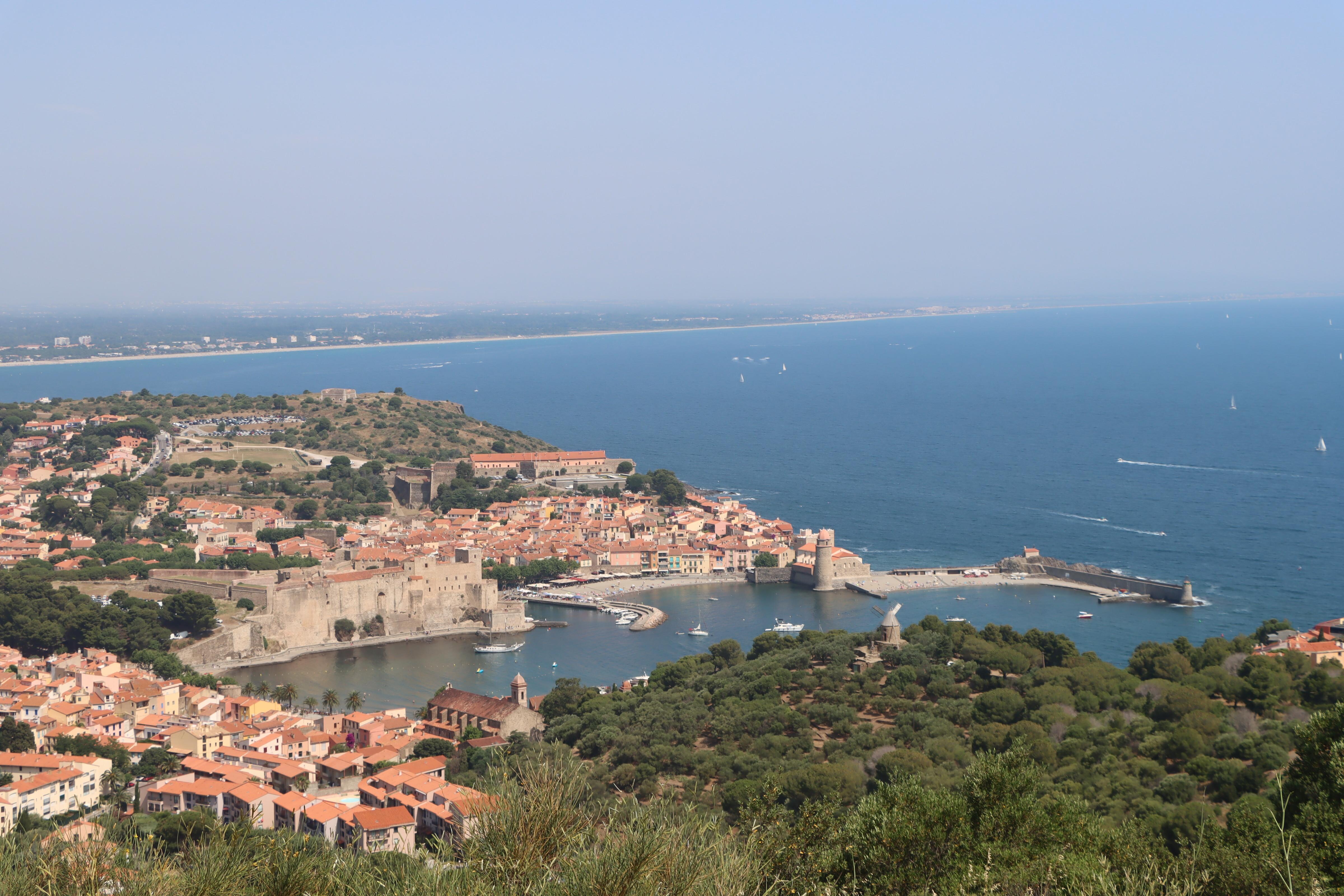 collioure vue de Fort St Elme