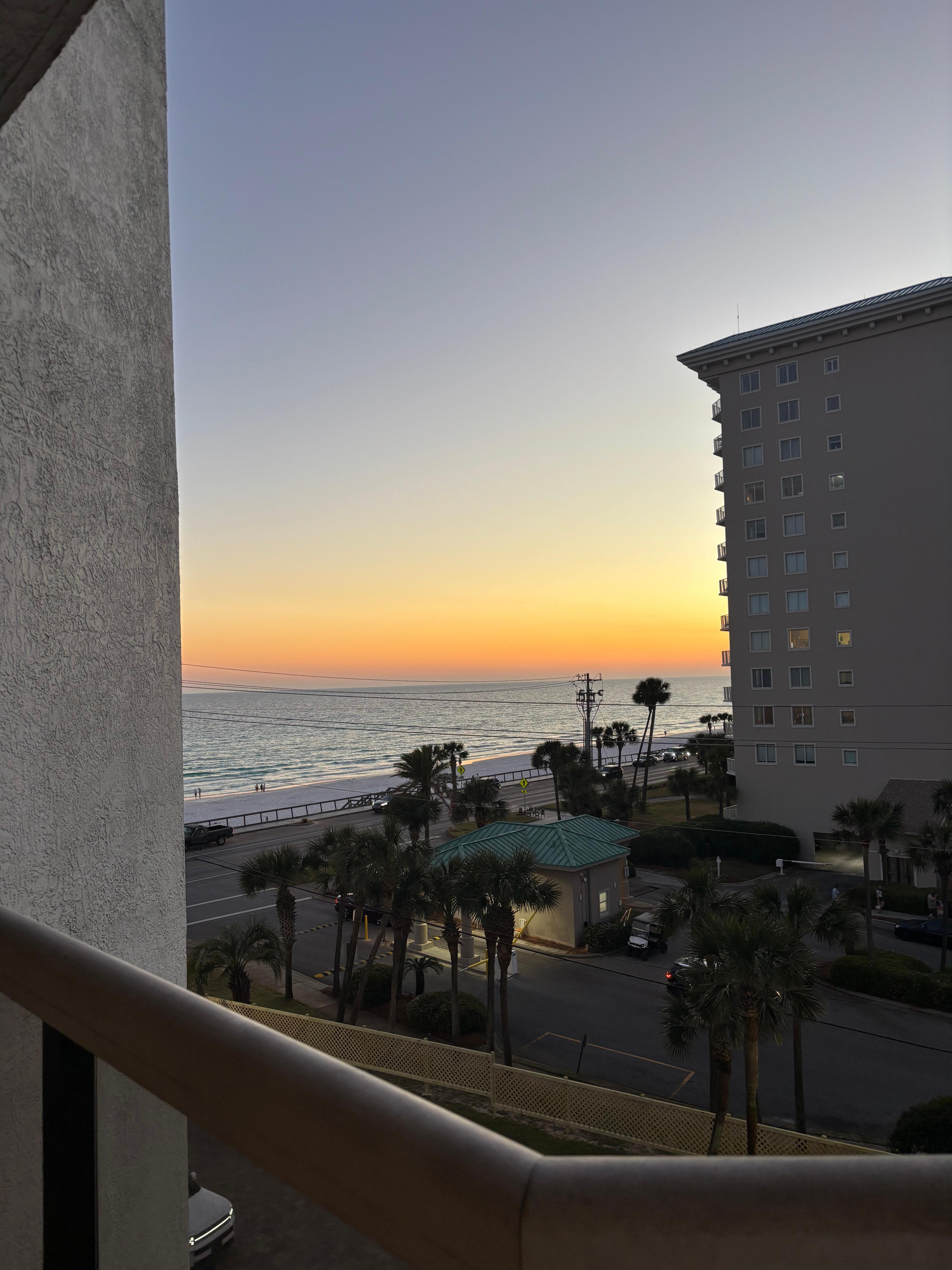 View from the balcony