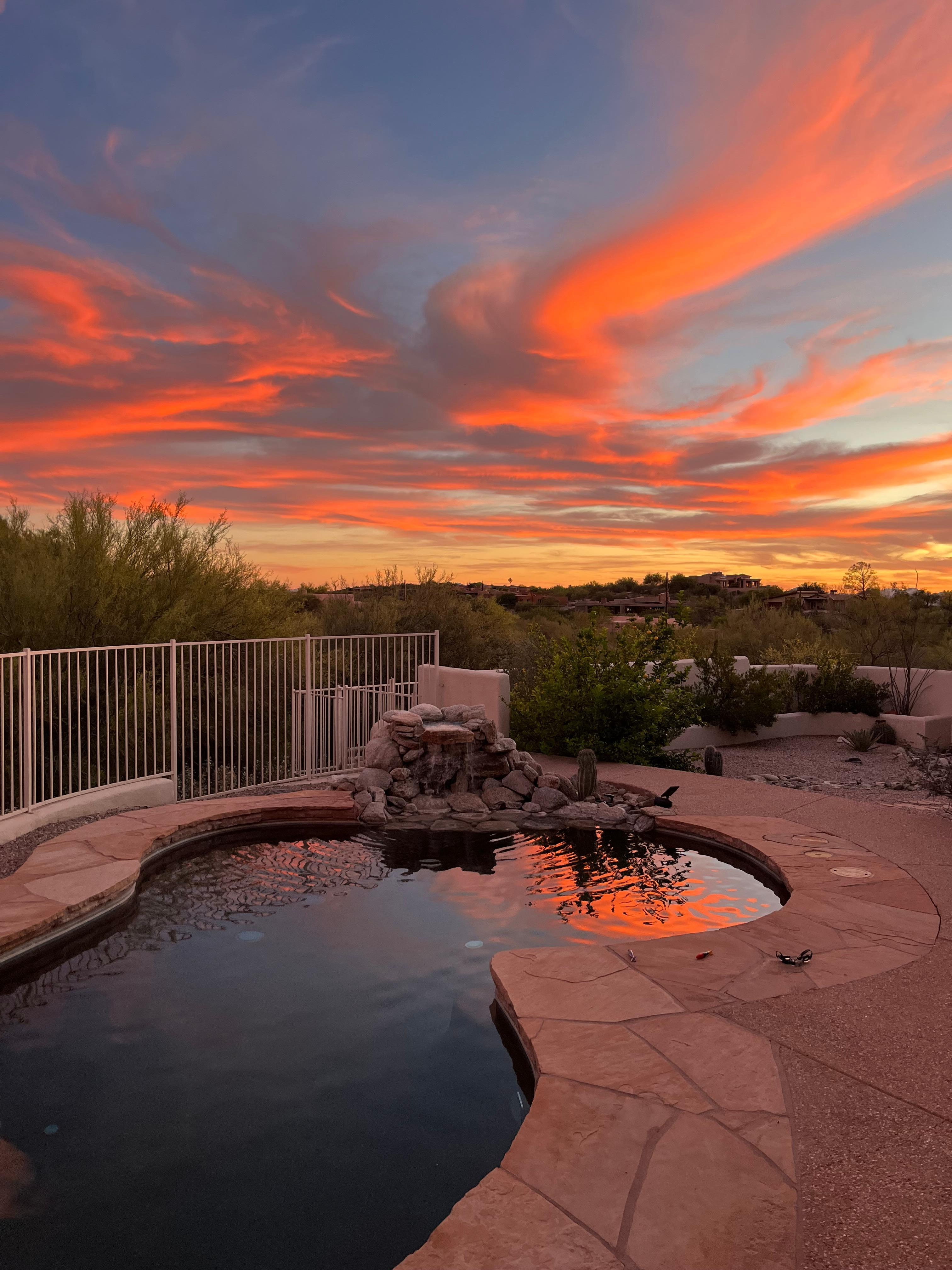 Stunning sunset views 