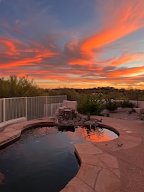 Stunning sunset views