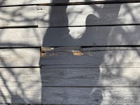 Front deck near entrance