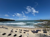 View from Top Suite facing the beach / ocean