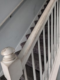 Railing needs cleaning