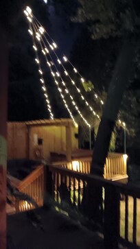 Hot tub was so relaxing.
