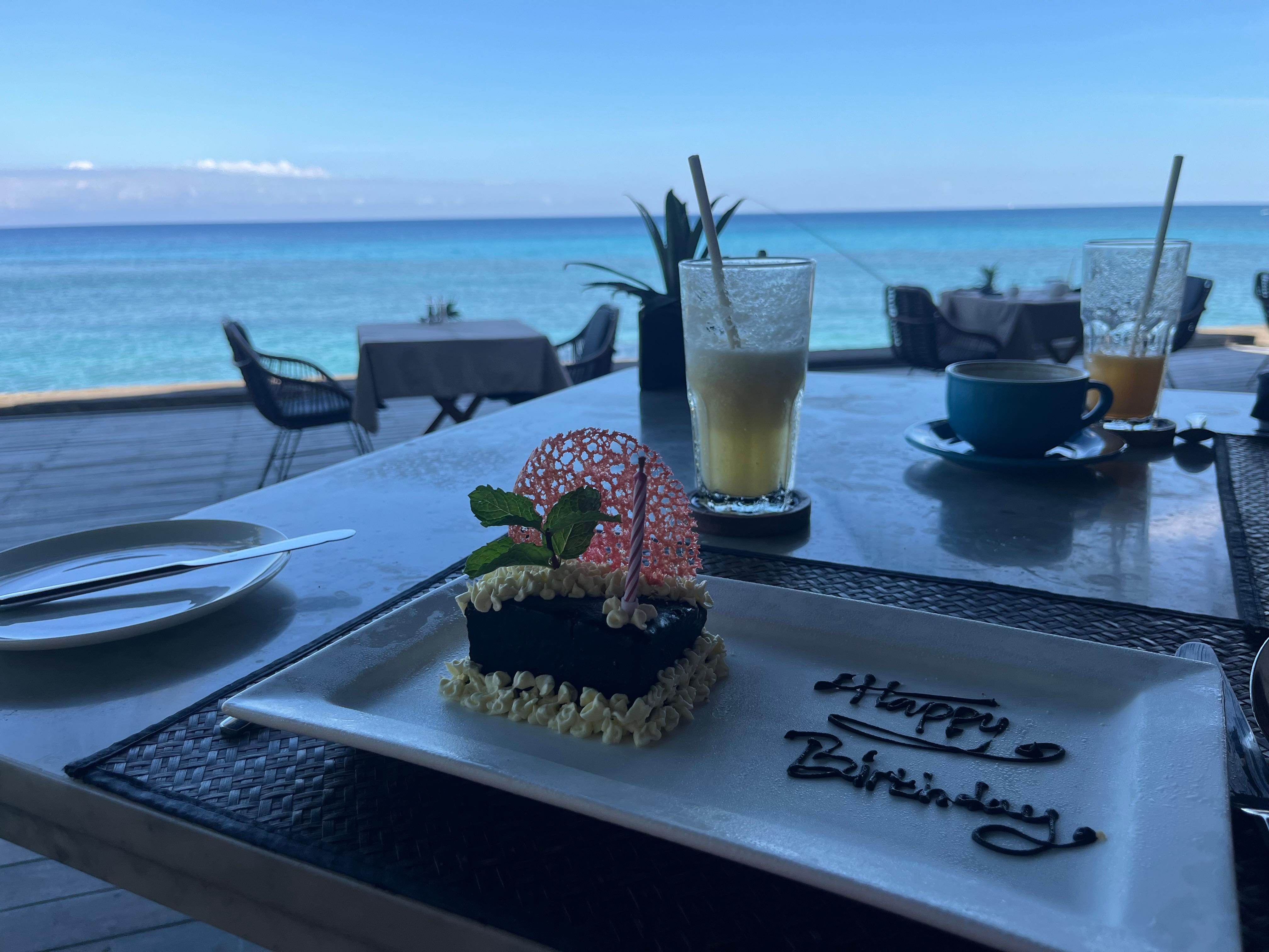 Restaurant mit Meerblick 