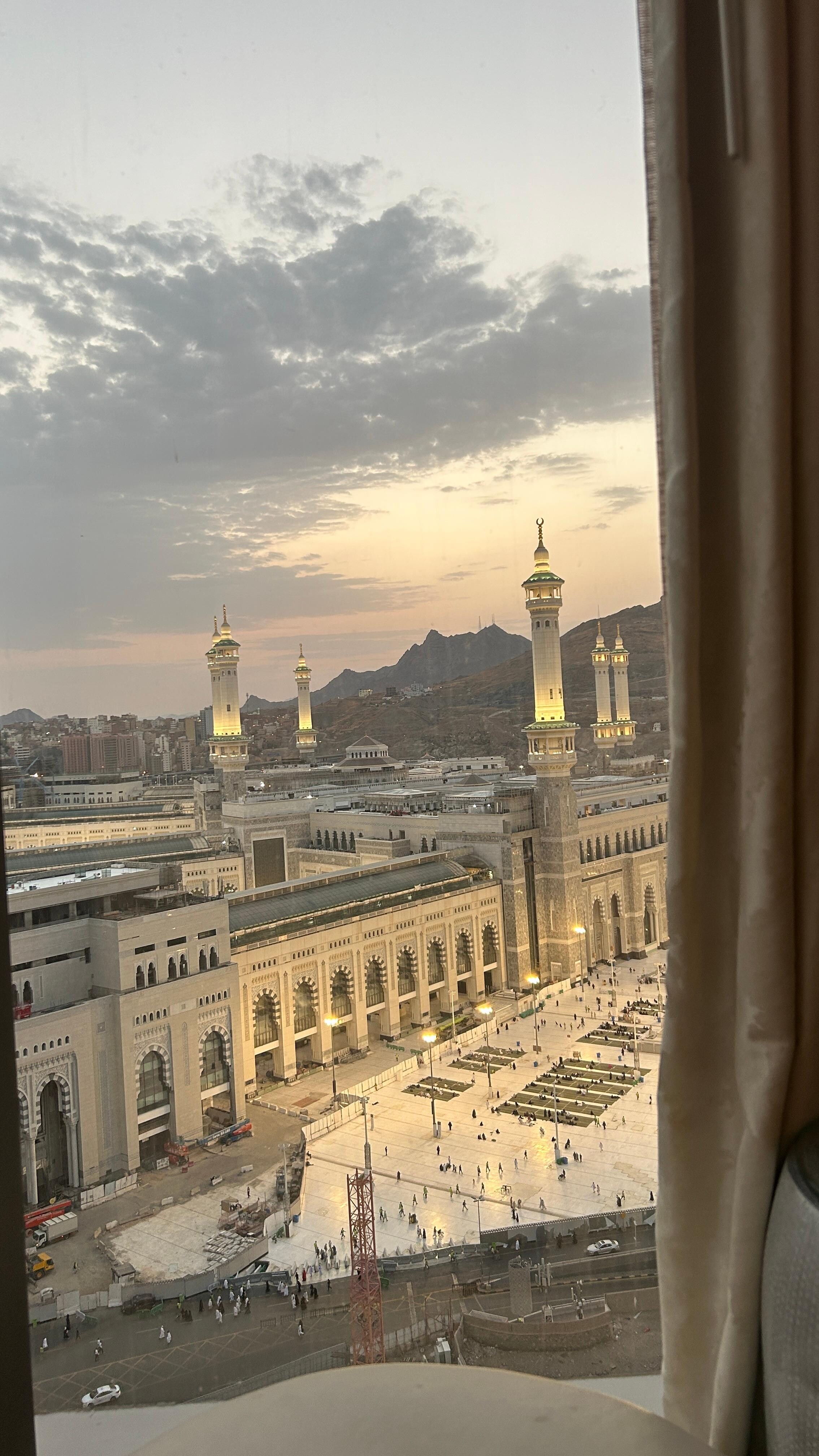 View from the hotel room