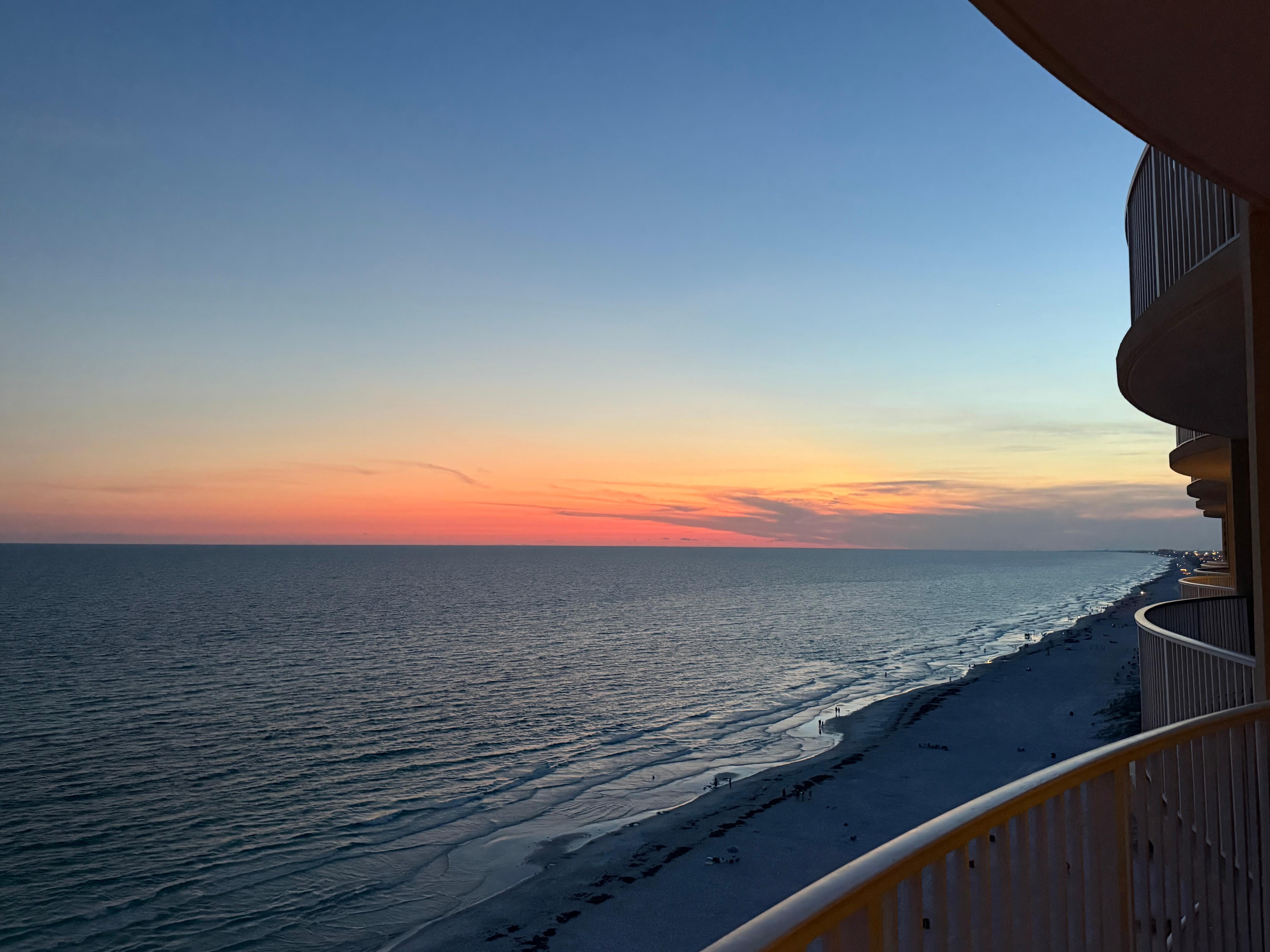 Stunning views from the balcony