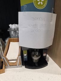 Broken yogurt machine