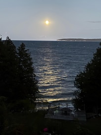 "Super" moon, as seen from the home's patio