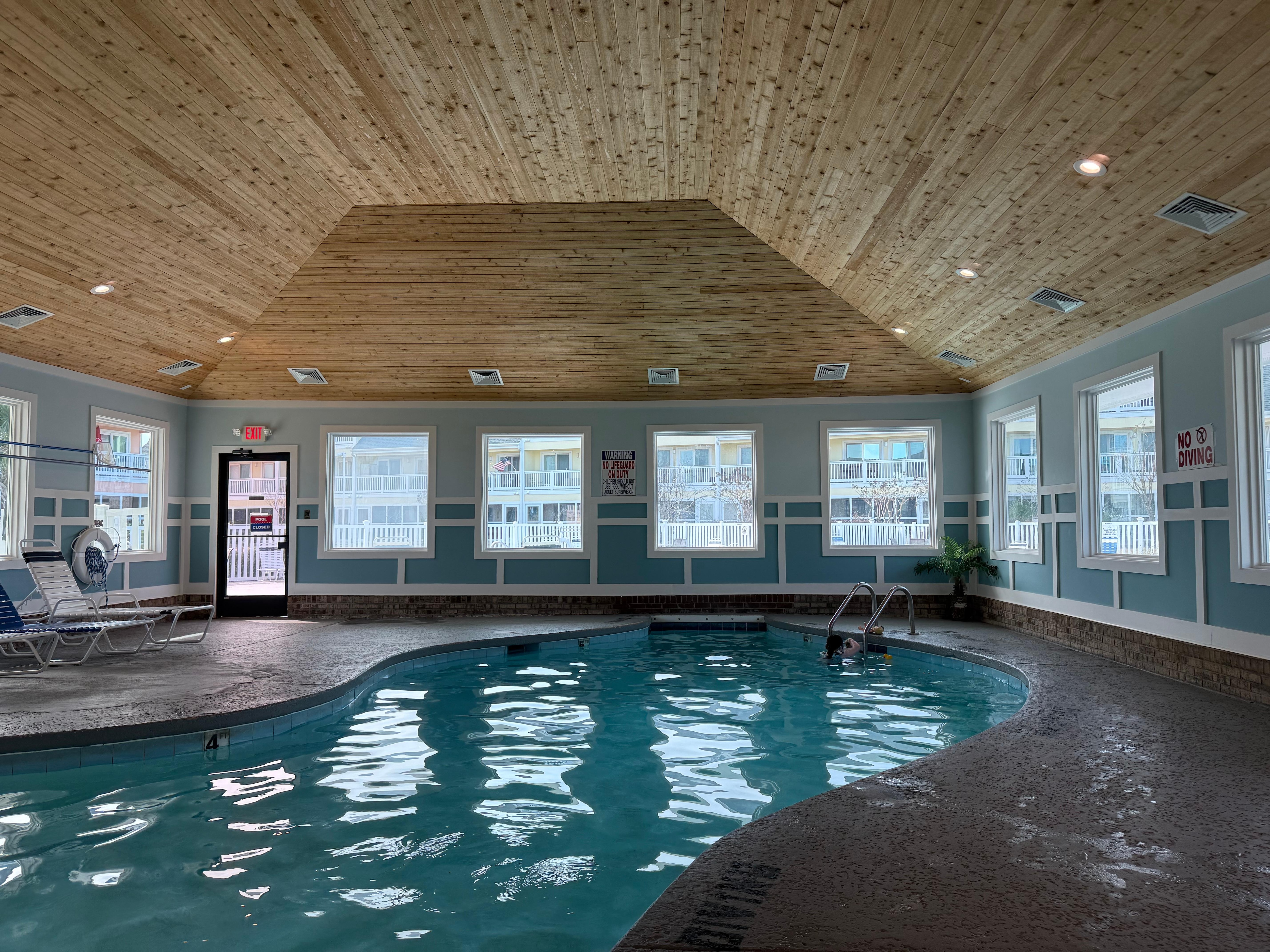Heated indoor pool!