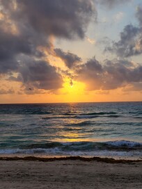 Sunrise over the ocean