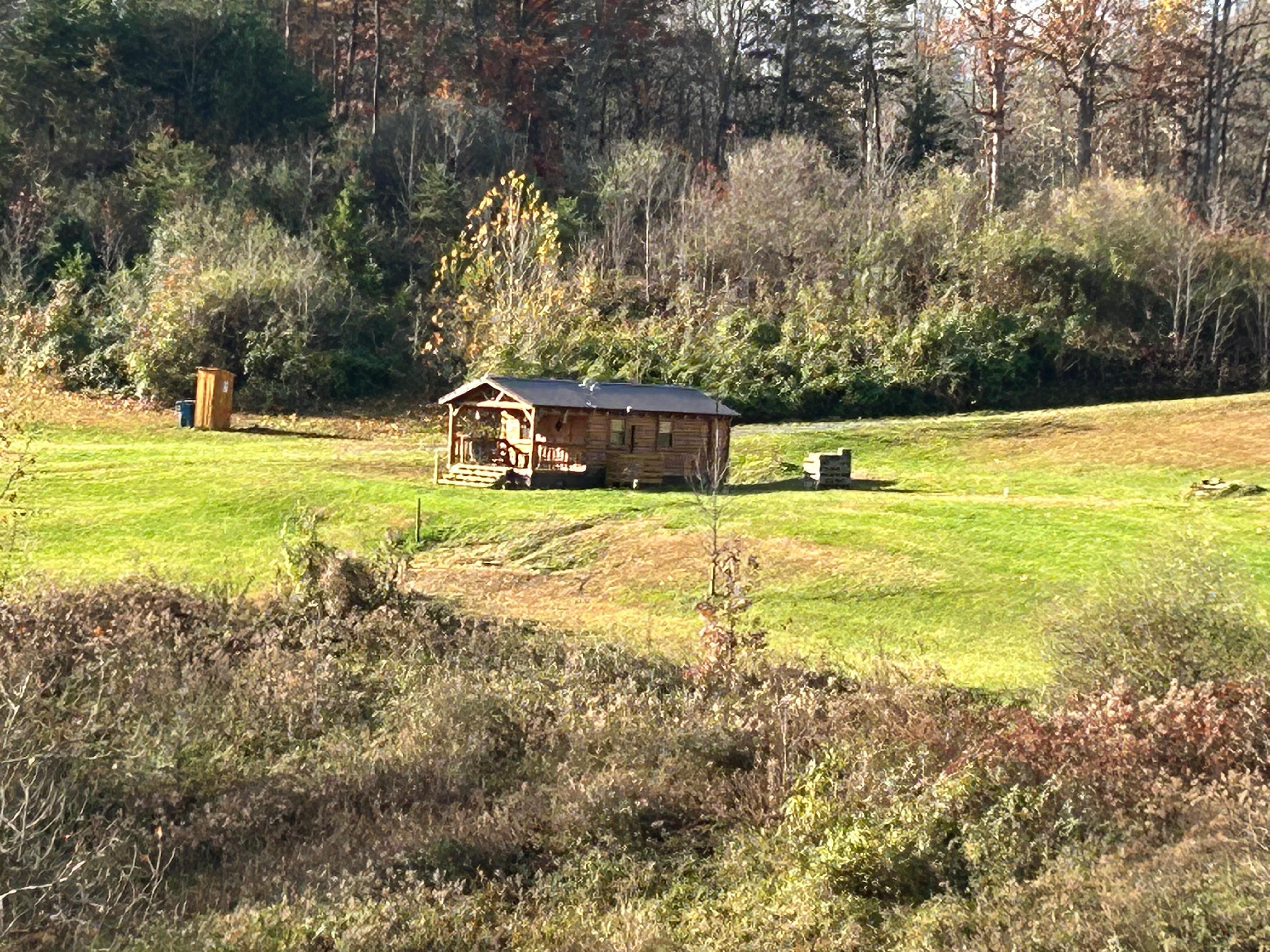 The beautiful cabin and property 