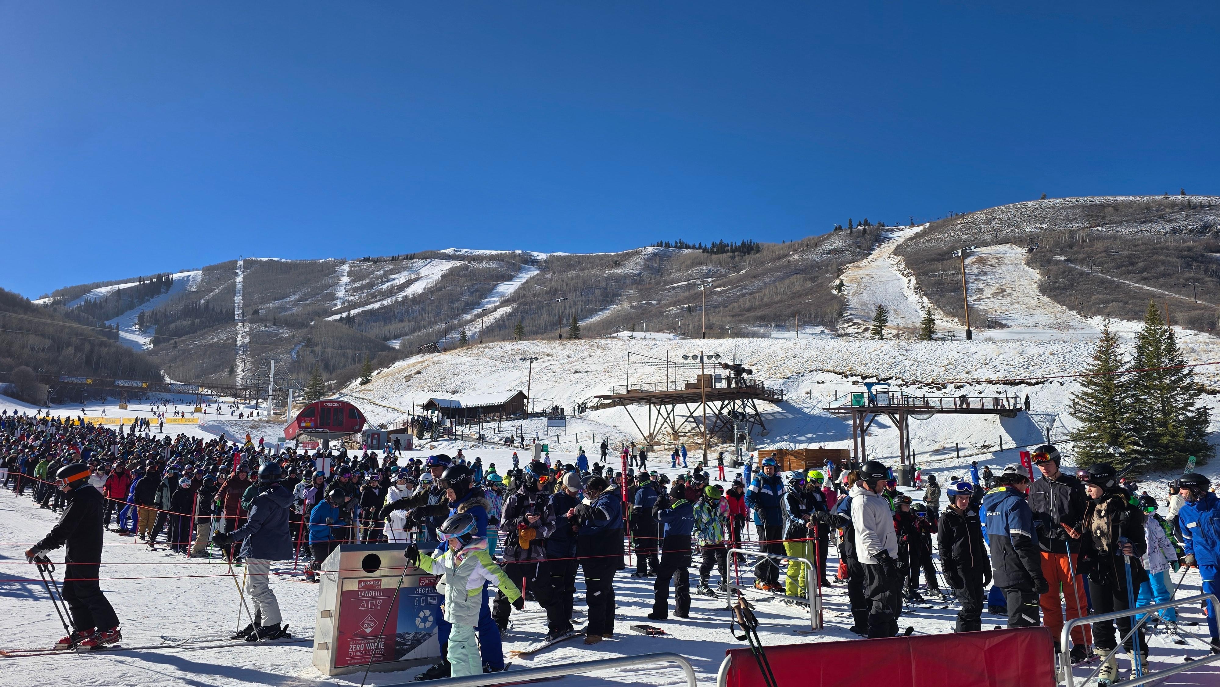 View from the Lodge village