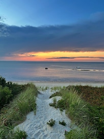 Walking down to the beach