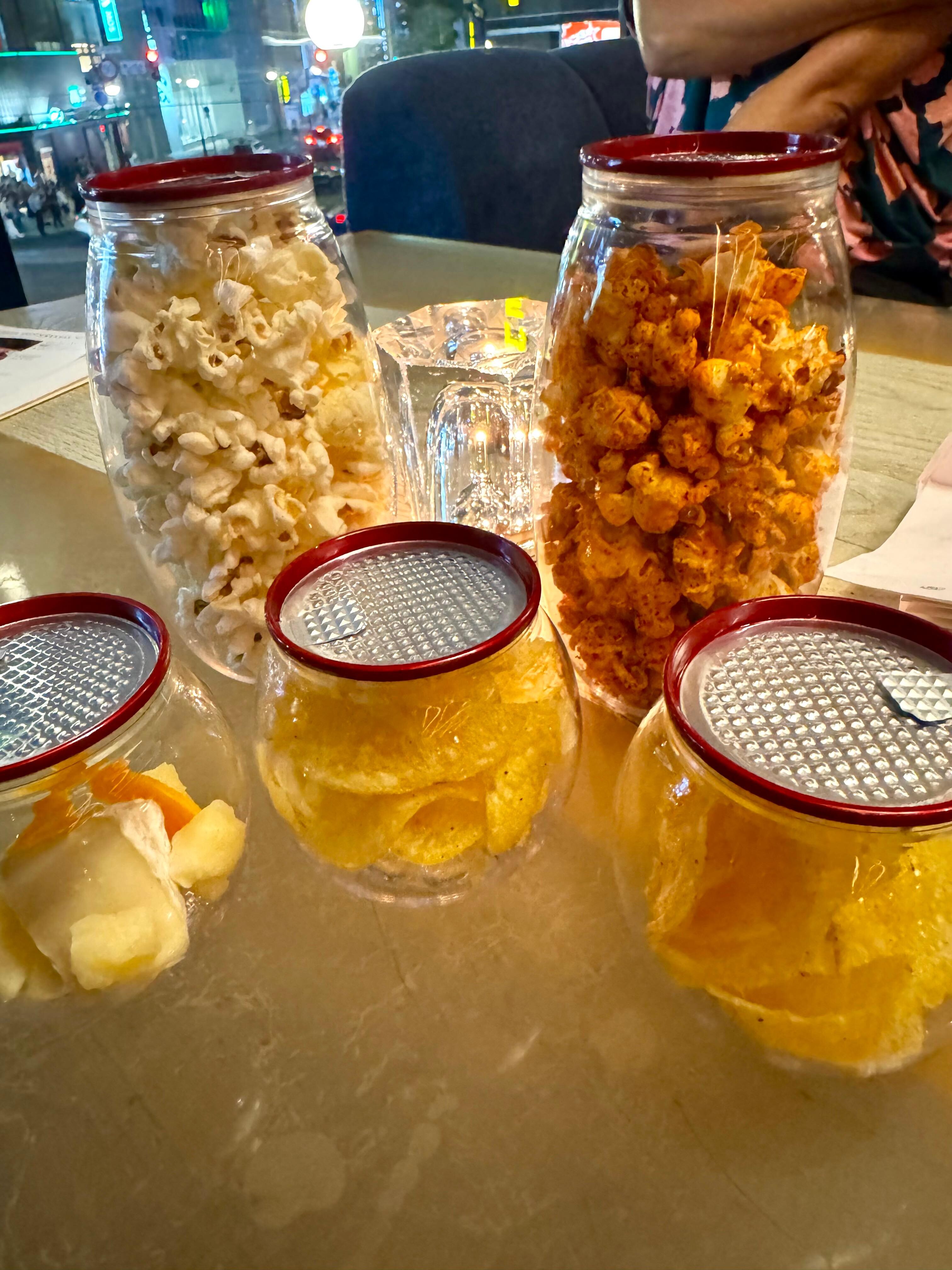 Snacks at the restaurant