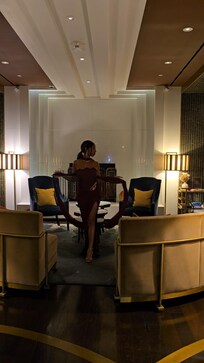In the lobby