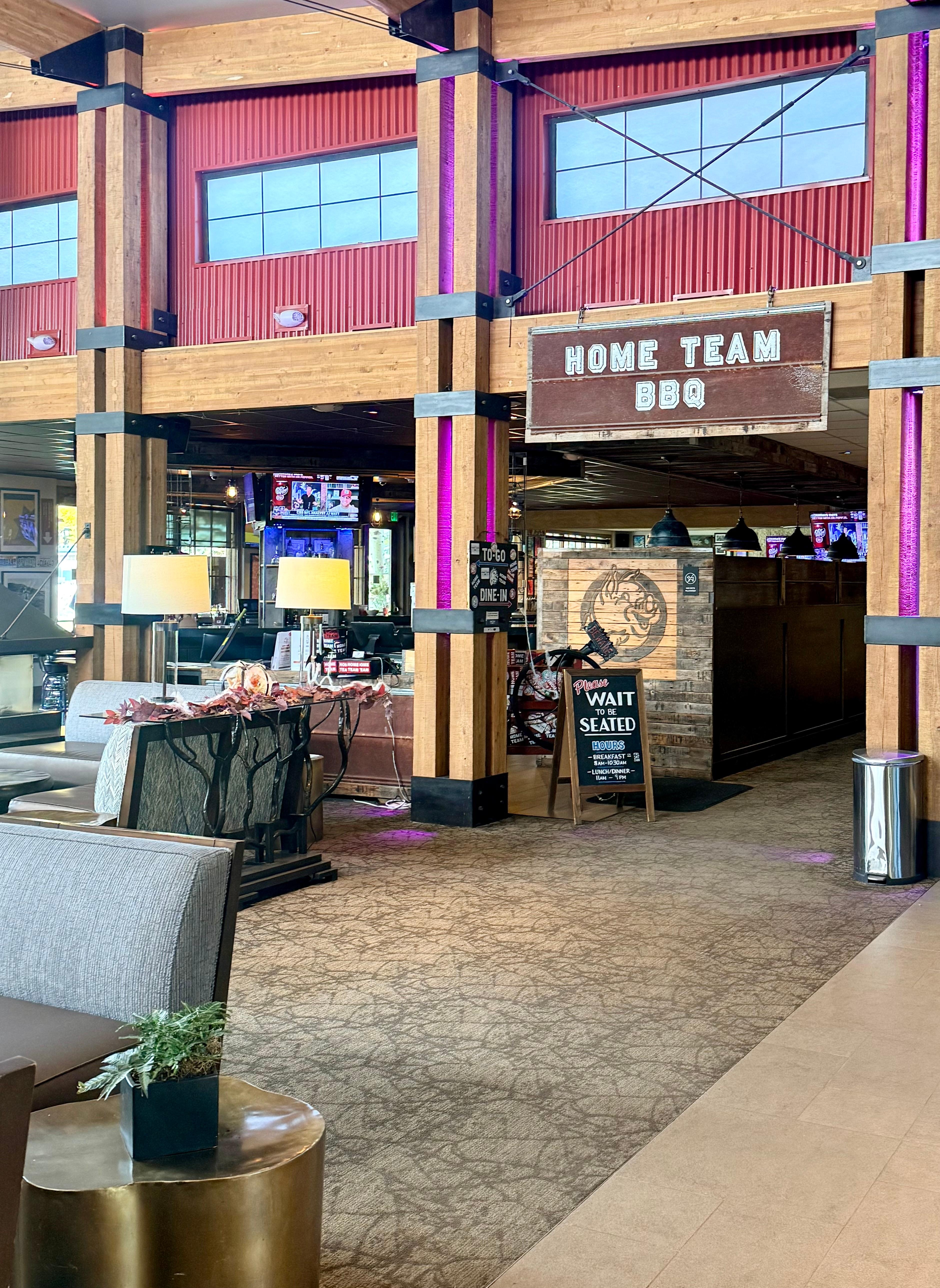 Access to delicious restaurant thru lobby