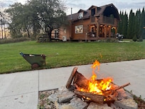 Spending time around the bonfire